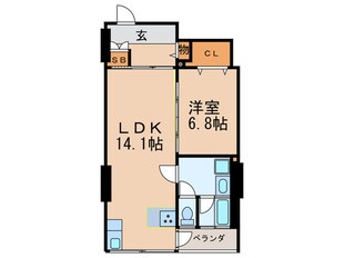 東雲ｷｬﾅﾙｺ-ﾄCODAN12号棟の物件間取画像